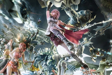 Final Fantasy Xiii Lightning Artwork Wallpapers Free Wallpapers ...