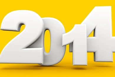 3D New Year Wallpapers 2014