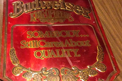BudWeiser Sign Antique Appraisal