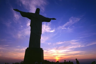 Sa Brazil Rio Special Events Christ The Redeemer Silhouette ...