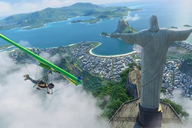 Image   Rio (movie) wallpaper Christ the Redeemer 2.png   Rio Wiki ...
