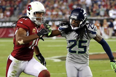 Seahawks Cornerback Richard Sherman And Arizona Cardinals Wide ...