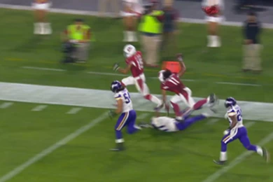 Larry Fitzgerald's Nasty Pancake Block Springs Michael Floyd For ...