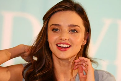 Beautiful Miranda Kerr Promotes Skin Care Range