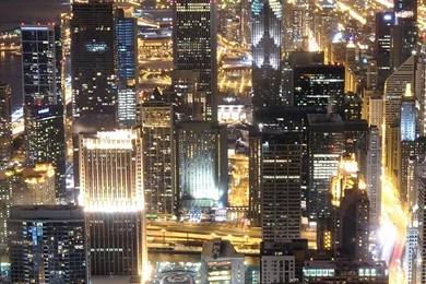 Chicago Skyline Htc One M8 Wallpapers HD 1080x1920