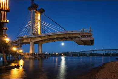 Download Wallpapers Portland Milwaukie Light Rail Bridge (Caruthers ...