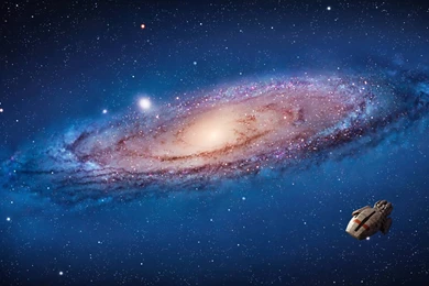 OS X/Sci Fi Mashup Wallpapers