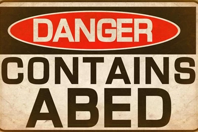 My New Door Sign/wallpaper: Danger Contains Abend : Community