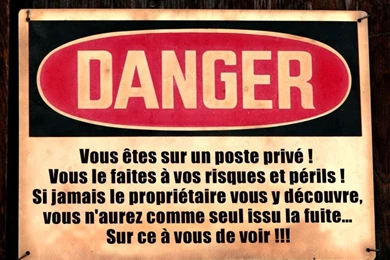 Danger Sign   (