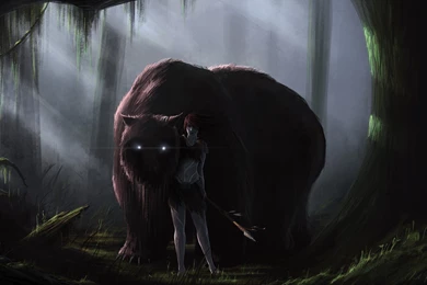 Creature Creepy Forest Drawing Warrior Wallpapers