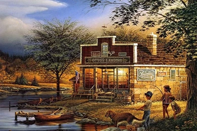 Summertime   Terry Redlin Oil Paintings Wallpapers 1600*1200 6 ...