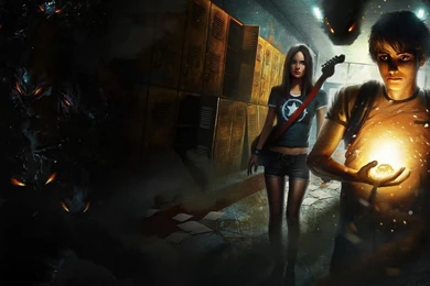 Boy Dark Magic Digital Art Wallpapers