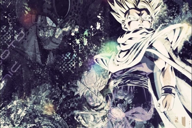 Image   Gohan And Goku Vs Cell Wallpapers 3mxqo.jpg   Dragon Ball ...