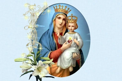 Free Halloween Wallpapers   Mmw Blog: Beautiful Virgin Mary ...