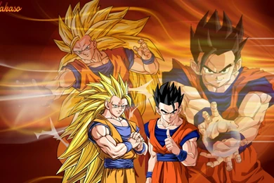 DBZ Goku SSJ3 And Ultimate Gohan By Nakaso On DeviantArt