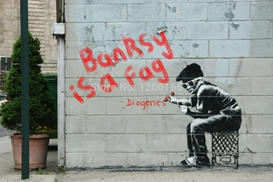 Online Buy Wholesale Banksy Graffiti Wallpapers From China Banksy ...