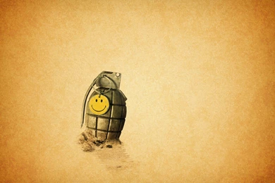 Smiley Face Battlefield 2142 Grenades Artwork Bad Company