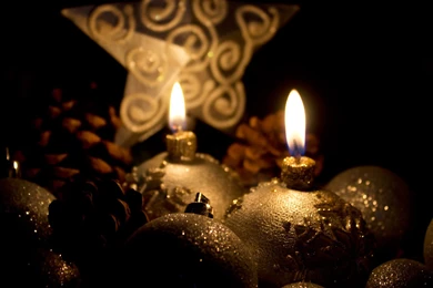 Christmas Candle Wallpapers 2015 Grasscloth Wallpapers