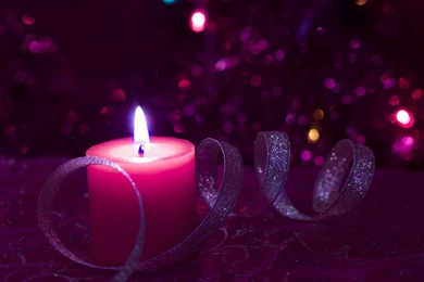 Christmas Candle Light Wallpapers