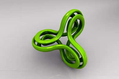 Green Glass Design Astonishing 3D Wallpapers