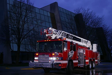 2004 Pierce Quantum Rear Mount Aerial Firetruck Wallpapers ...