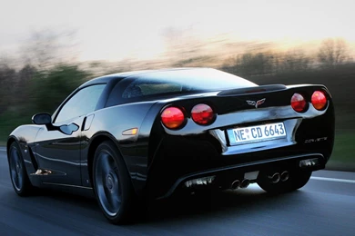 Download Wallpapers Chevrolet Corvette C6 On The Road (1920 X 1080 ...