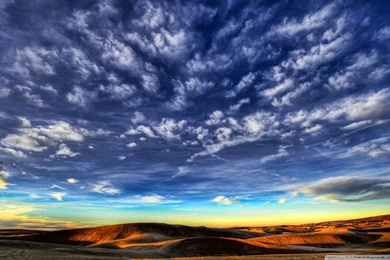 Desert Sky HDR HD Desktop Wallpapers : Widescreen : High Definition ...