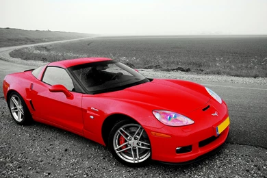 Chevrolet Corvette C6 Z06 Red