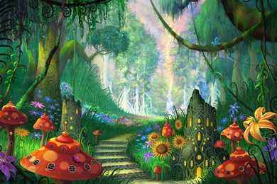 My Free Wallpapers   Fantasy Wallpapers : Wonderful Path