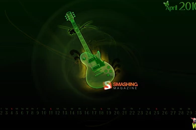 2560x1600 Green Guitar Desktop PC And Mac Wallpapers