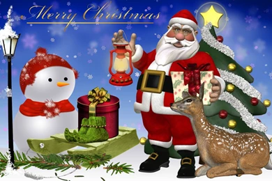 Santa Claus Christmas Wallpapers • HD Wallpapers Day