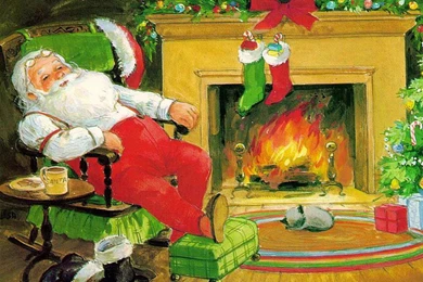 Santa Claus   Christmas Wallpapers (2736334)   Fanpop