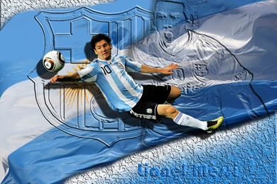 Argentina Messi Flag Hd