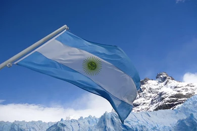 Argentina Flag Fly In Mountain Wallpapers HD