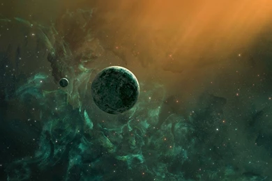 Planet In The Stardust Wallpapers