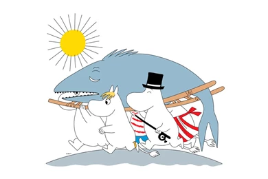 Moomin   Big Fish   Wall Mural & Photo Wallpapers   Photowall