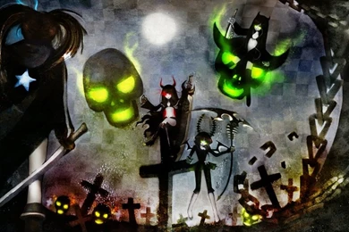 Black Rock Shooter Dead Master 3000x1875 Wallpapers High Quality ...