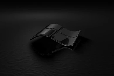 Download Wallpapers 3840x2160 Windows 7, Black, Glass, Reflection ...