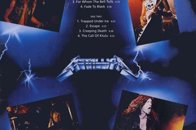 RePin Image: Metallica Ride The Lightning On Pinterest