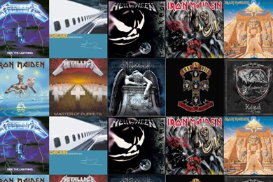 Metallica Ride Lightning Chicane Behind Sun Helloween Dark ...