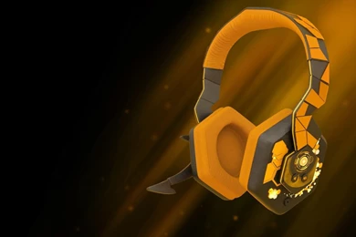 Headphones Orange Glowing 3d Deus Ex: Human Revolution Wallpapers ...