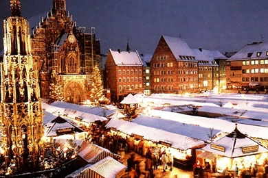 CHRISTMAS TRADITION OF ENGLAND WALLPAPER   (