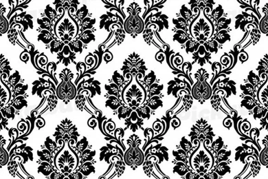 Black And White Damask Temporary Wallpapers 2016   White Brick ...