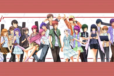 Angel Beats! Characters HD Desktop Wallpapers : Widescreen : High ...