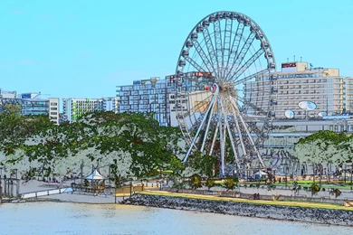 Brisbane South Bank   Big Wheel Computer Wallpapers, Desktop ...