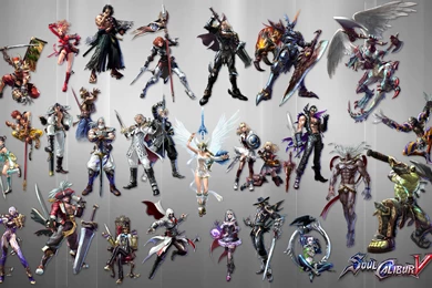 Image   SoulCalibur V All Characters.jpg   Soulcalibur Wiki   Wikia