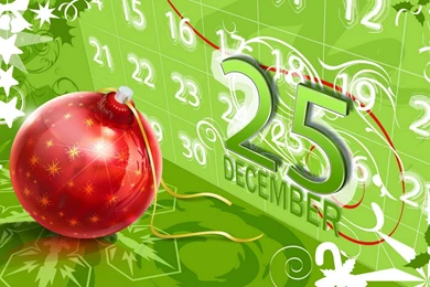 Red Christmas Ball Wallpapers Wallpapers