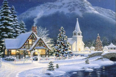 Pics, Facts, Funny Stuff About Animals & Nature Christmas Village ...