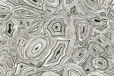 Cole & Son Fornasetti Malachite Wallpapers In Black / White ...