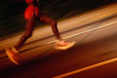 2 Motion Picture Of Female Running On RoadSports Desktop Wallpapers ...